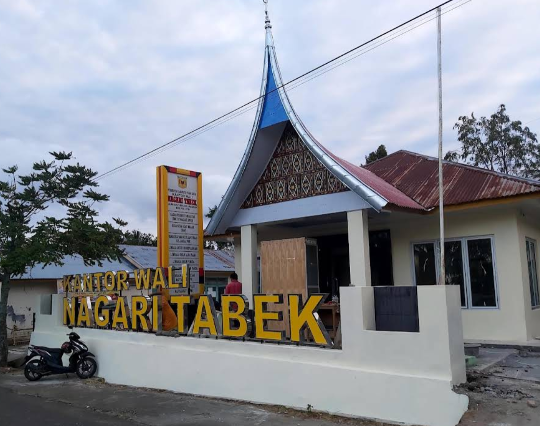 Kantor Wali Nagari Tabek  Kecamatan Pariangan, Tanah Datar